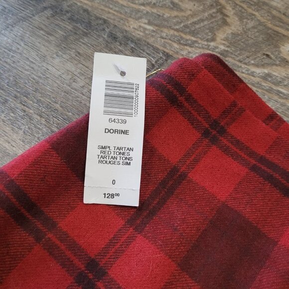 NWT WILFRED | Aritzia Dorine Skirt Wool Plaid | Sz. 0 - Picture 3 of 6